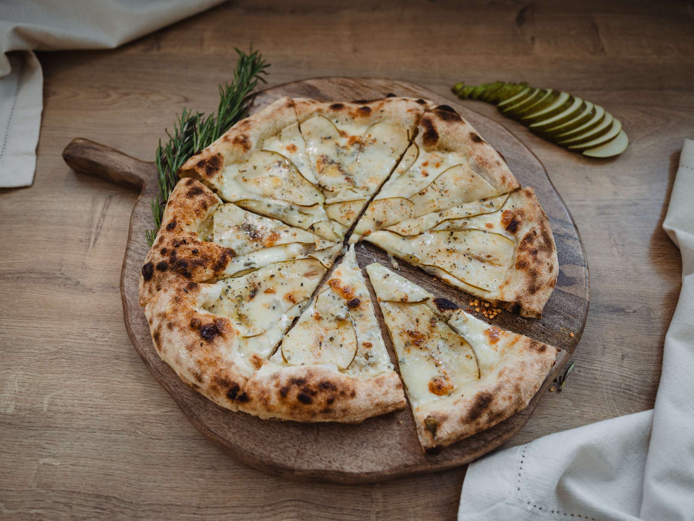 Garganzola Pear Pizza